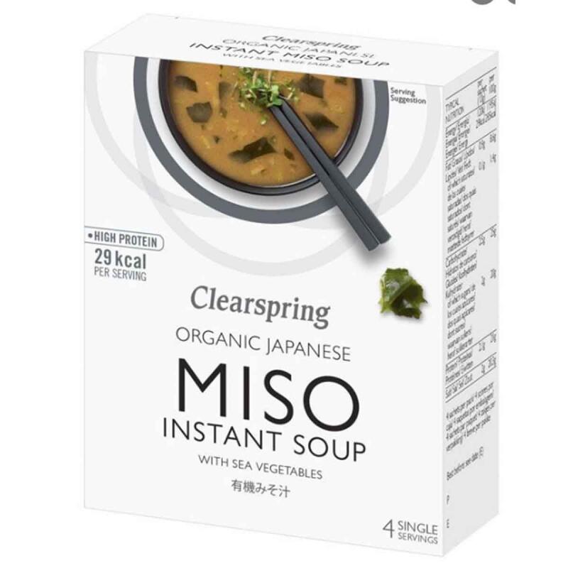 Instant miso soup van Clearspring, 8 x 40 g
